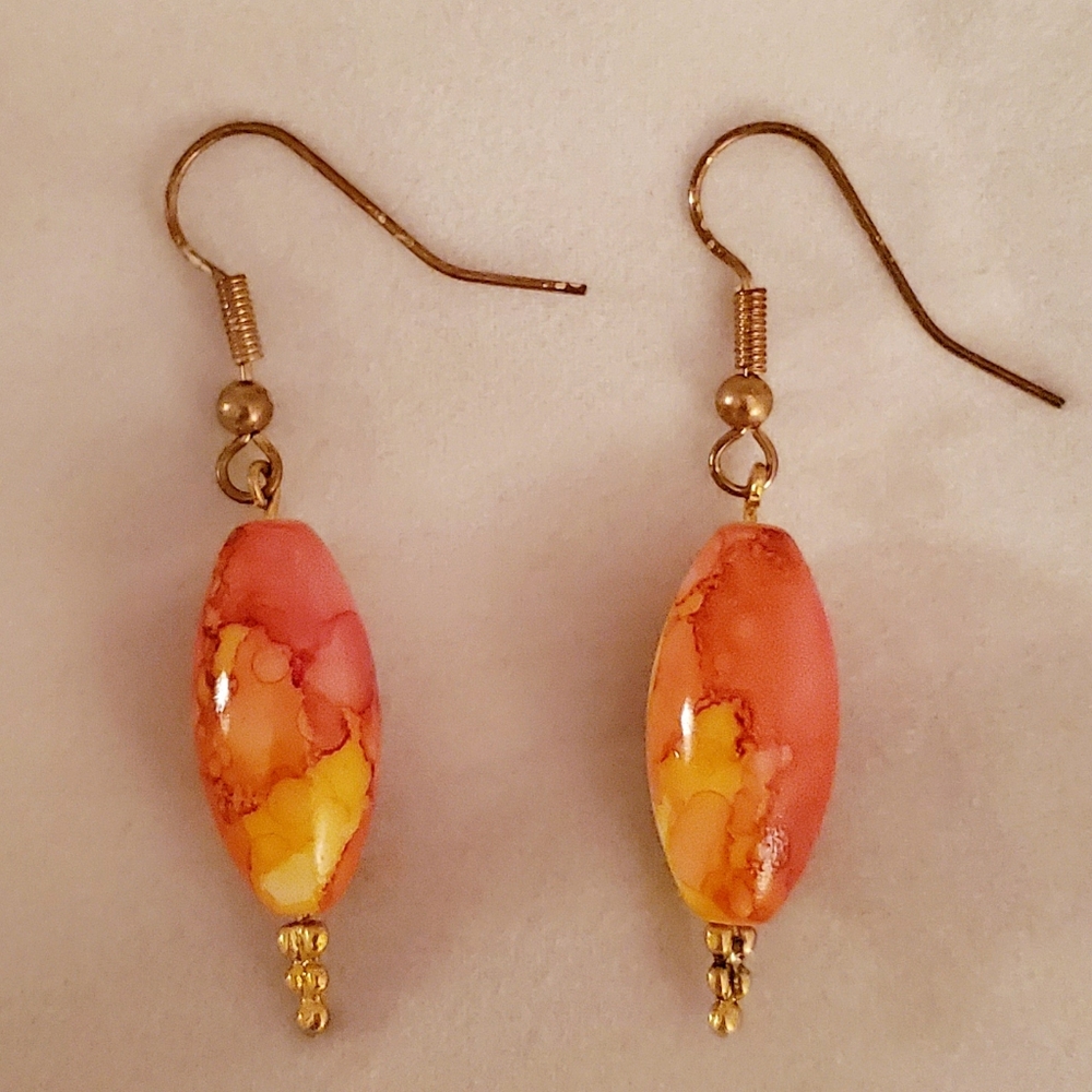 Beaded Earrings Handmade - Picture 1 of 1